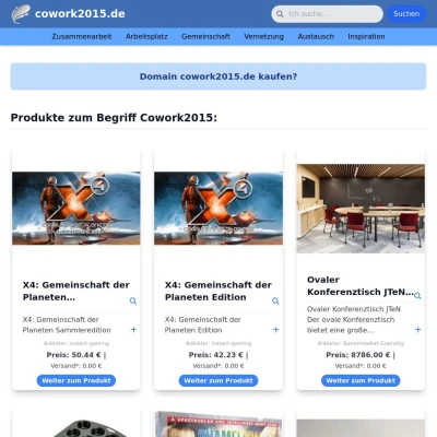 Screenshot cowork2015.de