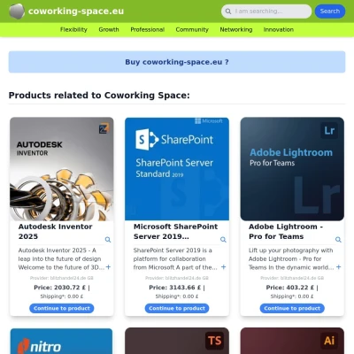 Screenshot coworking-space.eu