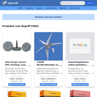 Screenshot cpao.de