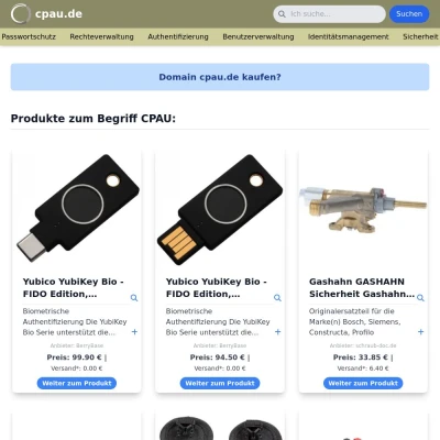 Screenshot cpau.de