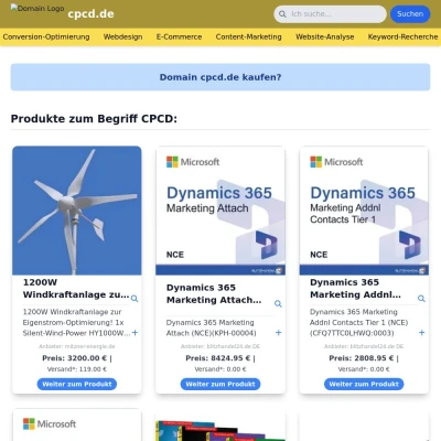 Screenshot cpcd.de