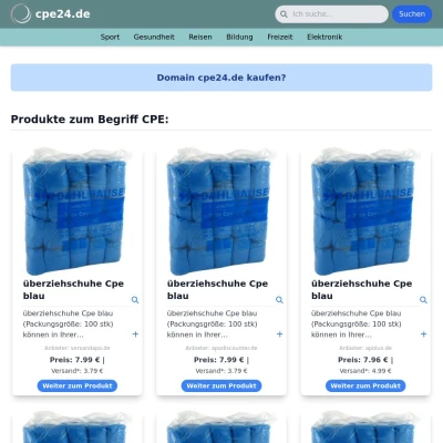 Screenshot cpe24.de