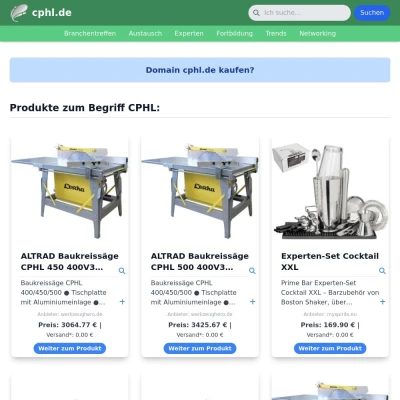 Screenshot cphl.de