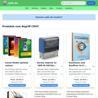 Screenshot cpht.de