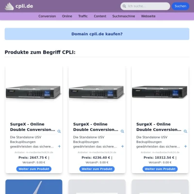 Screenshot cpli.de