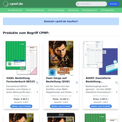 Screenshot cpmf.de