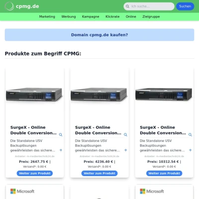 Screenshot cpmg.de