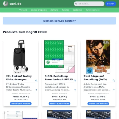 Screenshot cpni.de