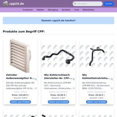 Screenshot cpp24.de