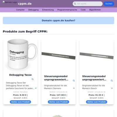 Screenshot cppm.de