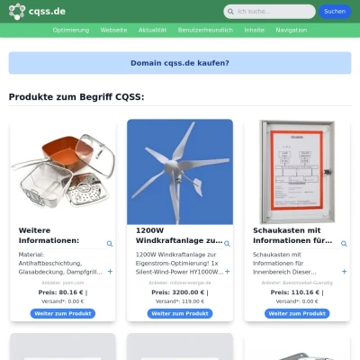 Screenshot cqss.de