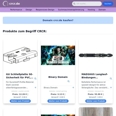 Screenshot crcr.de
