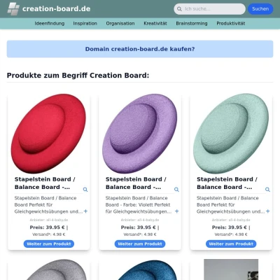 Screenshot creation-board.de