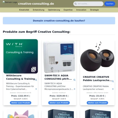 Screenshot creative-consulting.de