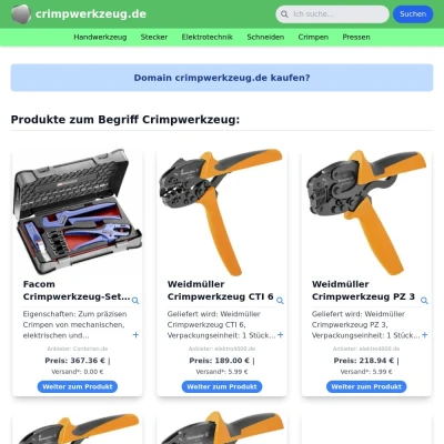 Screenshot crimpwerkzeug.de