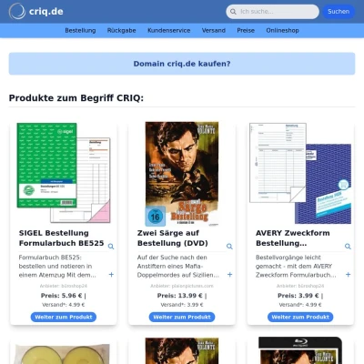 Screenshot criq.de
