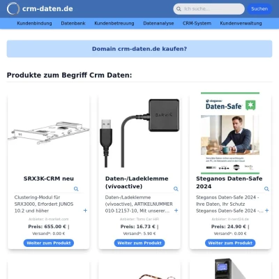 Screenshot crm-daten.de