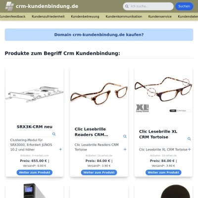 Screenshot crm-kundenbindung.de
