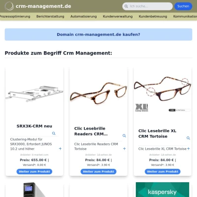 Screenshot crm-management.de