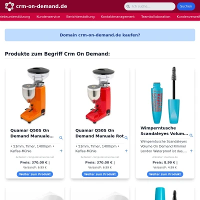 Screenshot crm-on-demand.de
