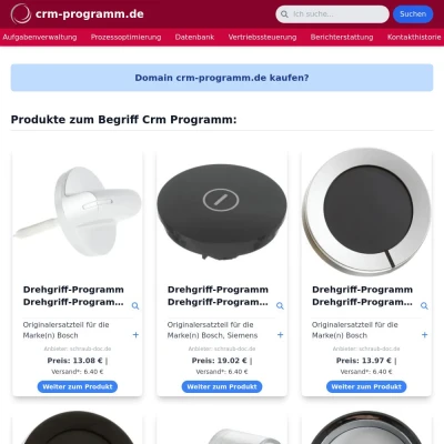 Screenshot crm-programm.de