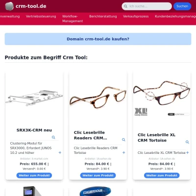 Screenshot crm-tool.de