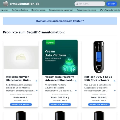 Screenshot crmautomation.de