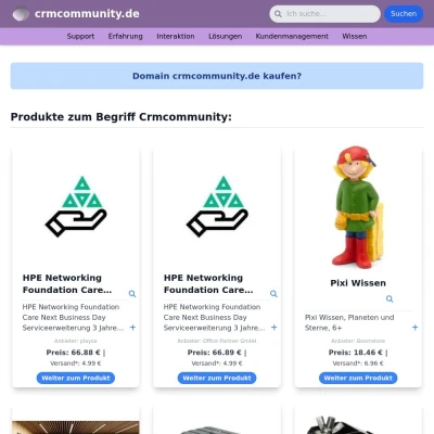 Screenshot crmcommunity.de