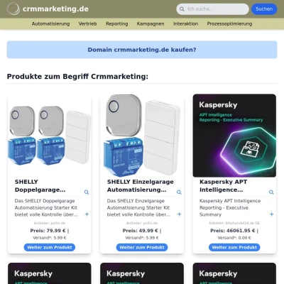 Screenshot crmmarketing.de