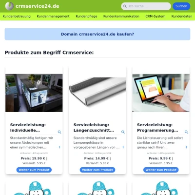Screenshot crmservice24.de