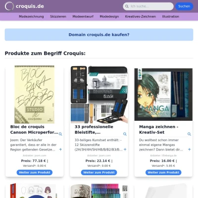 Screenshot croquis.de