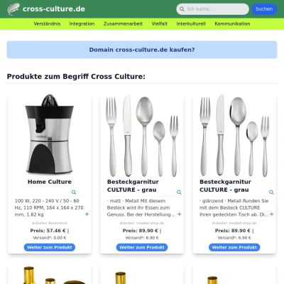 Screenshot cross-culture.de