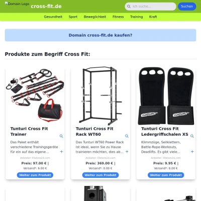Screenshot cross-fit.de
