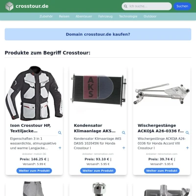 Screenshot crosstour.de
