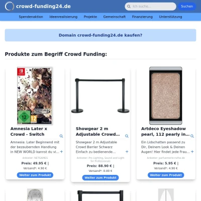 Screenshot crowd-funding24.de