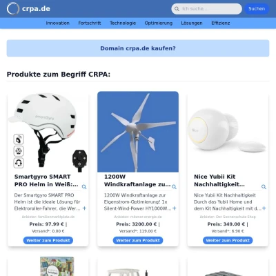 Screenshot crpa.de