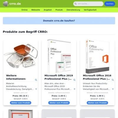 Screenshot crro.de