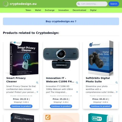 Screenshot cryptodesign.eu