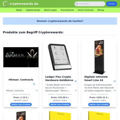 Screenshot cryptorewards.de