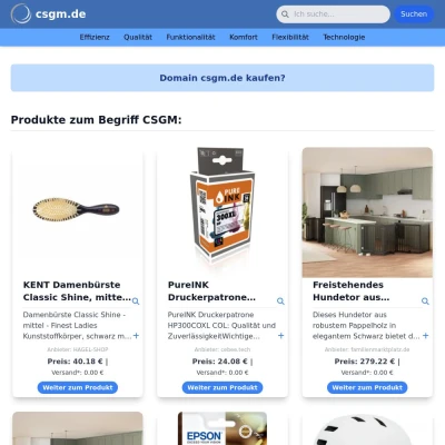 Screenshot csgm.de