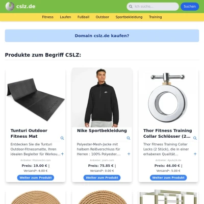 Screenshot cslz.de