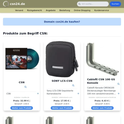 Screenshot csn24.de