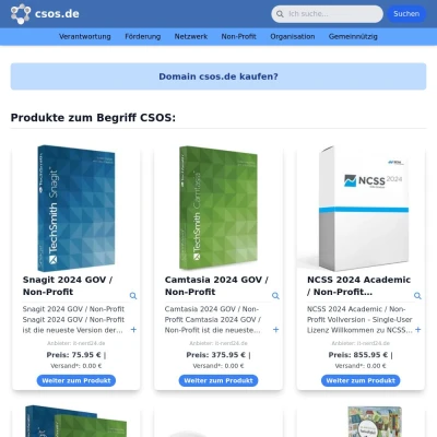 Screenshot csos.de