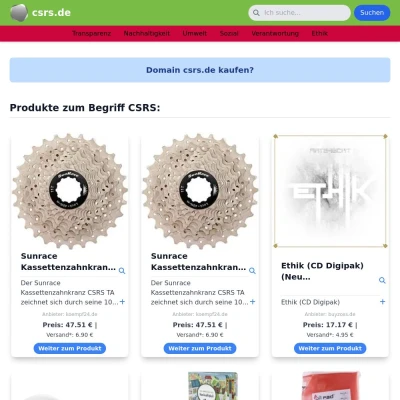 Screenshot csrs.de