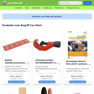 Screenshot css-html.de