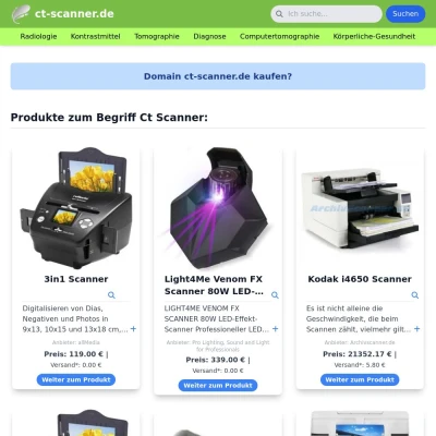 Screenshot ct-scanner.de