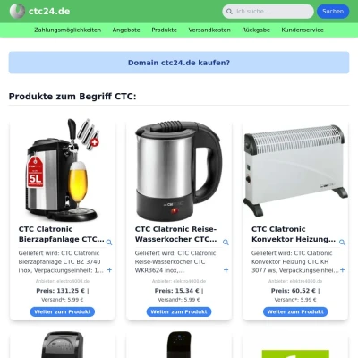 Screenshot ctc24.de