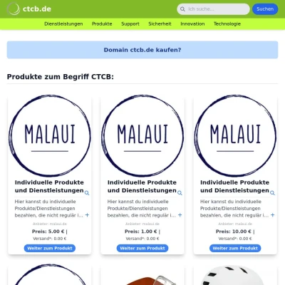 Screenshot ctcb.de