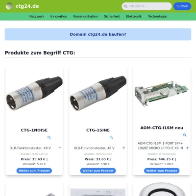 Screenshot ctg24.de