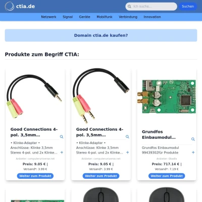 Screenshot ctia.de
